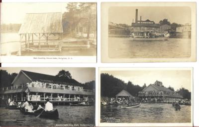 Excursion Boat and Boat Houses, Bridgeton, NJ