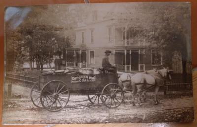 Horse Drawn Wood & Coal Wagon