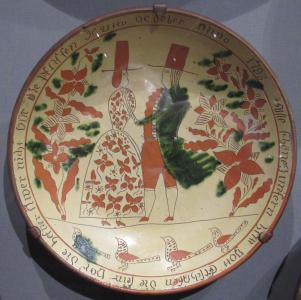 Pennsylvania German Redware Dish