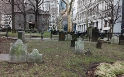 Trinity Church Cemetery, Vesey, Church, Fulton & Broadway, Manhattan, New York City.