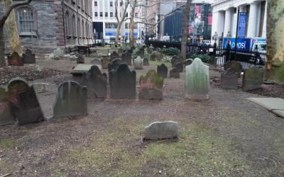 Trinity Church Cemetery, Vesey, Church, Fulton & Broadway, Manhattan, New York City.