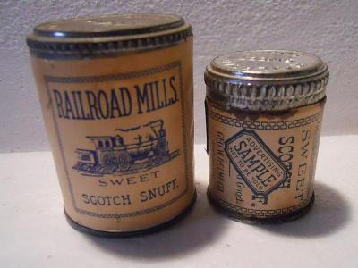 Helme's Rail Road Mills Tins