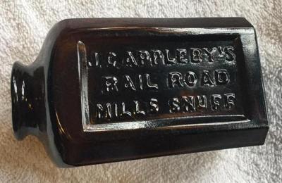 J. Appleby's, Rail Road Mills, Snuff Bottle