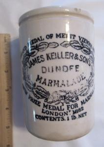 James Keiller & Sons, Dundee Marmalade 4 3/8 Inch    