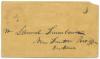 1854 Frenchtown, NJ to New Trenton Post Office, IN