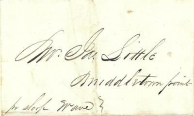 1842 Receipt to James Little, Middletown Point, NJ