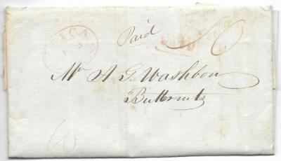 1832 Lowell, Mass to Burlington, VT