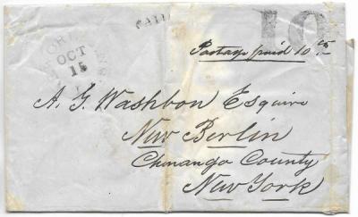 1846 New Orleans to New Berlin, NY