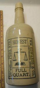 Wm. Edwards & Co, Cleveland, Ohio Rye Quart